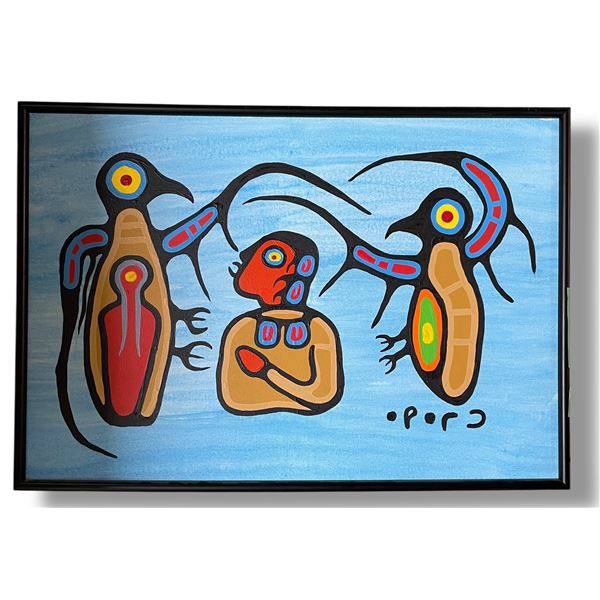 Christian Morisseau 28 3/4" x 19.5"“Spiritual Gathering” 2007
