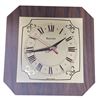 Image 2 : Vintage Bulova Wall Clock, Tiled Teak Tray & 3 China Plates