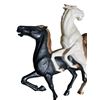 Image 3 : Burwoods Products Molded Galloping Horse Wall Art - 27" x  36"