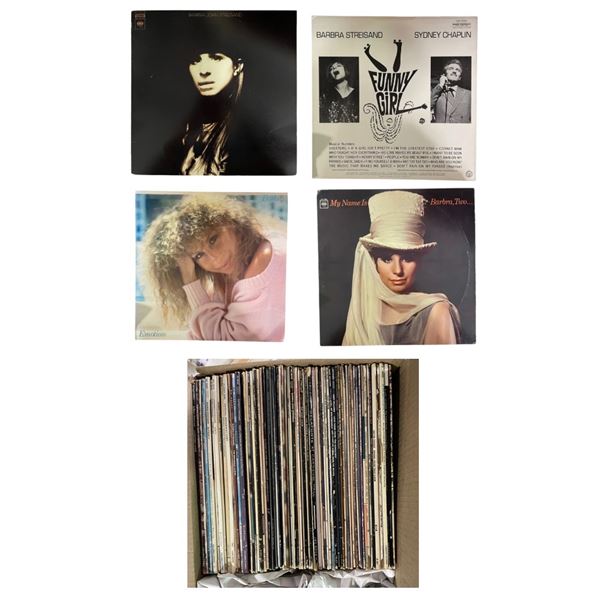Box of 35+ Vintage LP Records - Approximate Count