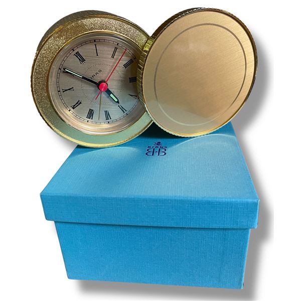 Vintage Birks Alarm Clock in Birks Blue Box