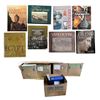 Image 1 : 4 Boxes of Hardcover Books & 1 Box of Office Supplies