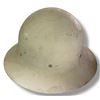 Image 1 : White Painted Metal Military Style Helmet with Liner