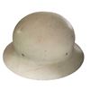 Image 2 : White Painted Metal Military Style Helmet with Liner