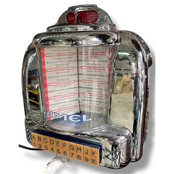 Vintage Camel Jukebox Shaped Cassette Radio