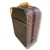 Image 2 : Louis Vuitton Logo Rolling Carry-On Bag - Not authenticated