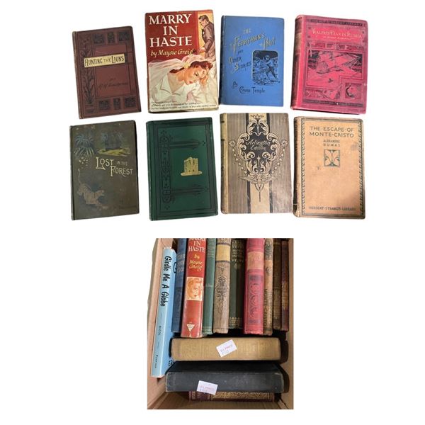 Box of Vintage Hardcover Children's Books