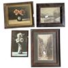 Image 3 : 6 Vintage Nature Themed Framed Prints - Largest is 12" x 16"
