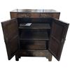 Image 5 : Vintage Chinese Cabinet - Lacquered with Brass Fitting - 17" x 30" x 40" tall