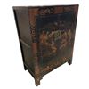 Image 6 : Vintage Chinese Cabinet - Lacquered with Brass Fitting - 17" x 30" x 40" tall
