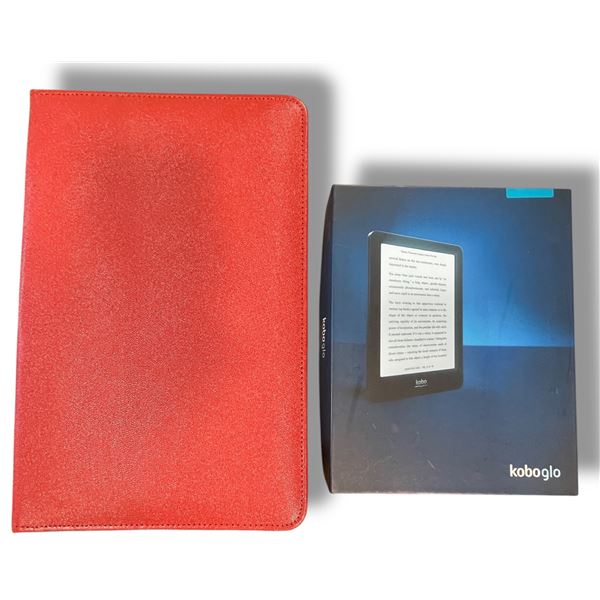 2012 Koboglo and Tilley Red Leather Zippered Notepad Folio - Koboglo appears to be NIB