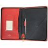 Image 3 : 2012 Koboglo and Tilley Red Leather Zippered Notepad Folio - Koboglo appears to be NIB