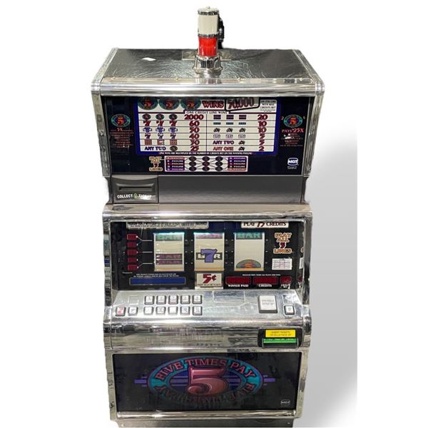 "Five Times Pay" IGT Slot Machine - Please inspect before purchase - We have not tested the item.