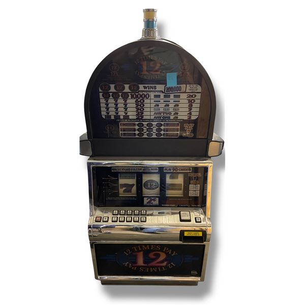 12 Times Pay Casino Slot Machine - 9-Line Play, Multipliers Up to 144x - Please inspect before purch