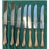Image 3 : 15 Birks Sterling Silver Handled Dinner Knives -  Monogramed Handles