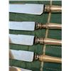 Image 8 : 15 Birks Sterling Silver Handled Dinner Knives -  Monogramed Handles