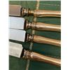 Image 9 : 15 Birks Sterling Silver Handled Dinner Knives -  Monogramed Handles