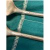 Image 3 : 11 Birks Sterling Silver 8" Forks - Total Weight = 770 grams - Monogramed Handles