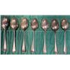 Image 3 : 7 Birks Sterling Silver 8 1/2" Serving Spoons - Total Weight = 540 grams - Monogramed Handles