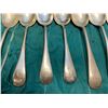 Image 2 : 10 Birks Sterling Silver 7" Soup/Dessert Spoons - Total Weight = 570 grams - Monogramed Handles