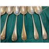 Image 3 : 10 Birks Sterling Silver 7" Soup/Dessert Spoons - Total Weight = 570 grams - Monogramed Handles