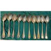 Image 4 : 10 Birks Sterling Silver 7" Soup/Dessert Spoons - Total Weight = 570 grams - Monogramed Handles