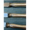 Image 3 : 8 Birks Sterling Silver Handled Butter Knives - Monogramed Handles