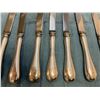 Image 5 : 8 Birks Sterling Silver Handled Butter Knives - Monogramed Handles