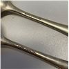 Image 5 : 12 Sterling Silver Tea Spoons, Sugar Tongs, and Cocktail Fork - Variety of Makers - Total Weight = 2