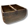Image 1 : Antique Chinese Wood Rice Measurer / Harvest Basket - Copper Fittings - 15" x 15" x 10" tall