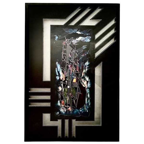Juan Quevedo - "Concierto Para Luna" - 24x36" - Watercolor - Original