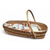 Image 1 : Antique Coast Salish Handwoven Bassinette w/ Blanket - Pristine Condition