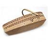 Image 4 : Antique Coast Salish Handwoven Bassinette w/ Blanket - Pristine Condition