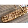 Image 9 : Antique Coast Salish Handwoven Bassinette w/ Blanket - Pristine Condition