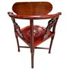 Image 6 : Chinese Corner Chair with Rosewood Finish & Mother of Pearl Inlay