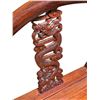Image 3 : Chinese Corner Chair with Carved Dragon Back Struts