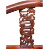 Image 2 : Chinese Corner Chair with Carved Dragon Back Struts