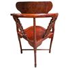 Image 5 : Chinese Corner Chair with Carved Dragon Back Struts