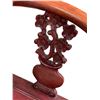 Image 2 : Chinese Corner Chair with Carved Floral Back Struts