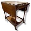 Image 1 : Vintage Drop Side Tea  Trolley - 18" x 24: x 28" tall when the sides are down