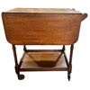 Image 2 : Vintage Drop Side Tea  Trolley - 18" x 24: x 28" tall when the sides are down