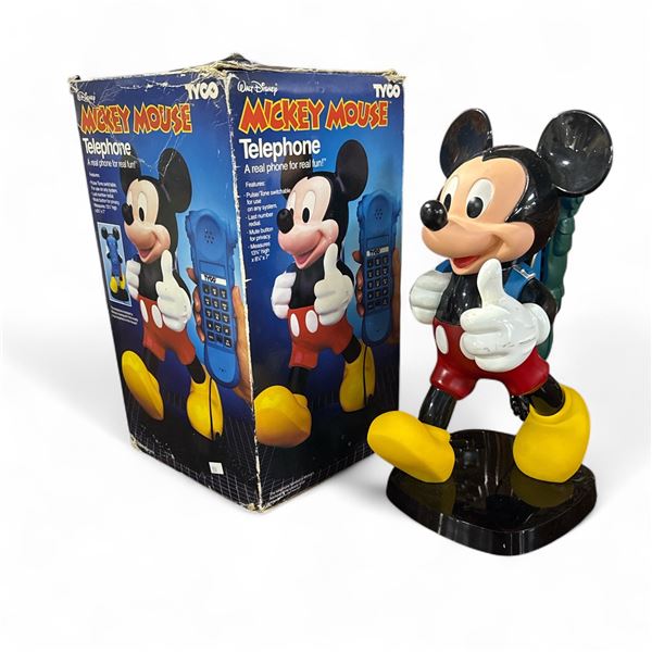 Tyco Mickey Mouse Telephone w/ original box
