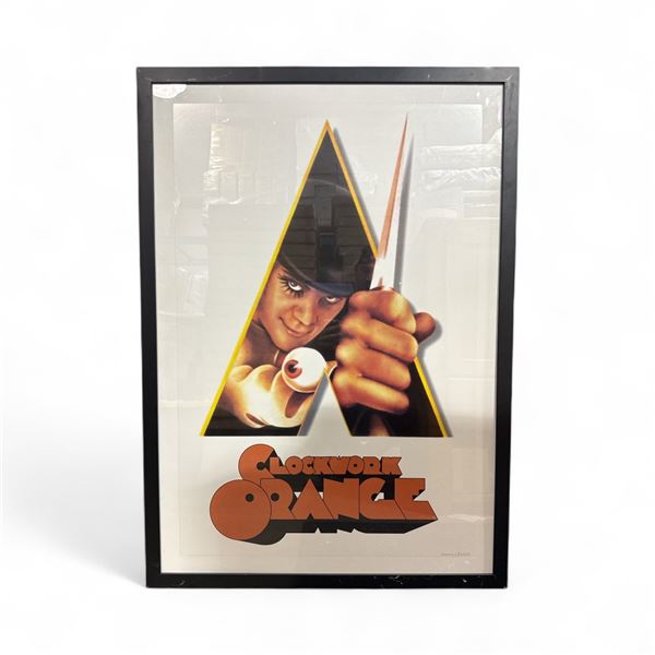 Vintage "Clockwork Orange" Framed movie poster