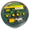 Image 5 : 3 Pc - 30oz. Popcorn tin w/ Tractor set, Igloo John Deere Thermos & Serving tray - Never used