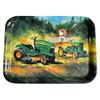 Image 7 : 3 Pc - 30oz. Popcorn tin w/ Tractor set, Igloo John Deere Thermos & Serving tray - Never used