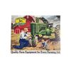 Image 2 : 2 Pc - Vintage look reproduction John Deere metal signs - 12.5x16"
