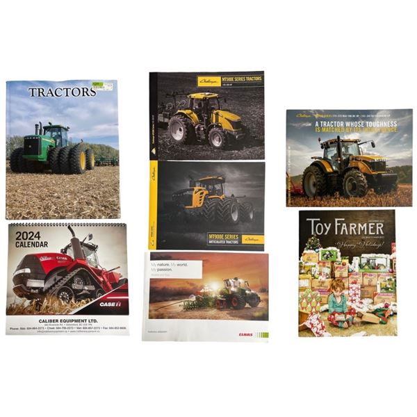 Group - Official tractor catalogues, Toy Farmer catalogue - Tractor Collector calendars