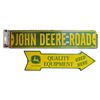 Image 2 : 4 Pc - Officially licensed John Deere metal signs & License plate - 24x5.25". /18x5" / 6x12"