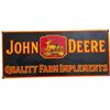 Image 5 : 4 Pc - Officially licensed John Deere metal signs & License plate - 24x5.25". /18x5" / 6x12"