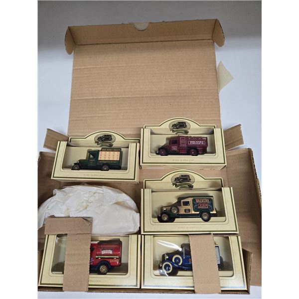 5 new in box die cast cars